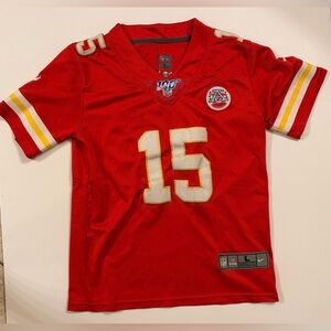 Patrick Mahomes Nike Kansas City Chiefs NFL 100 #15 Jersey, Youth Large (13/14)